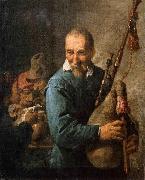 The Musette Player    David Teniers